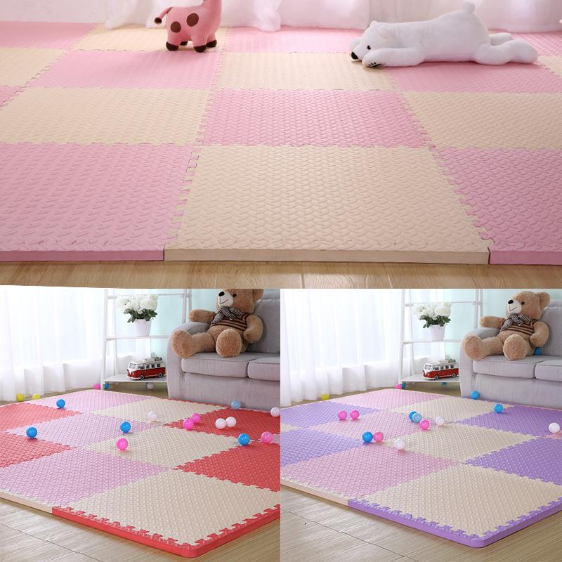 7YX方块泡沫地垫儿童拼接床爬爬垫子30家用铺地板积木大号床边打