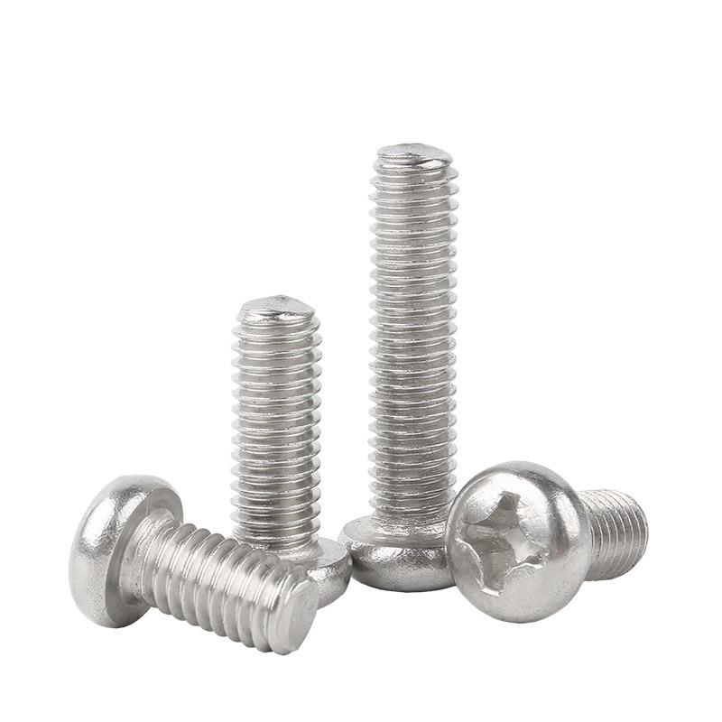 20字圆头螺丝GB88盘头螺十丝圆头机螺钉M2M2JNW.5M4M5M6M8M0
