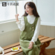 2026新款 孕妇法式 韩系春装 背心连衣裙内搭两件套装 穿搭洋气 大码
