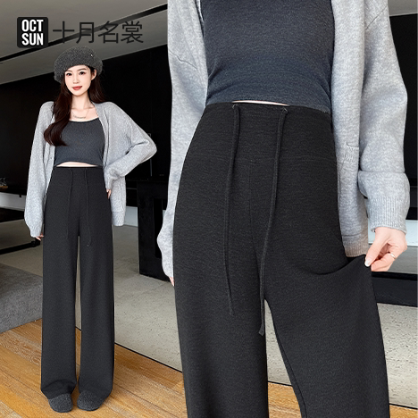 春装孕妇长裤阔腿裤子小个子孕期薄款不勒肚子春夏外穿2026新款