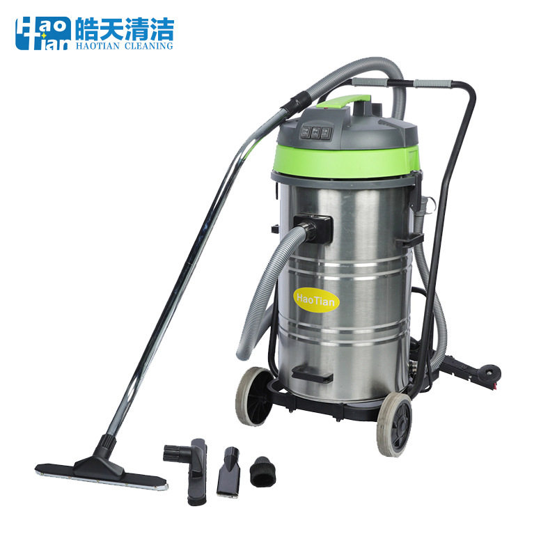 皓天HT80J-3Y吸尘器大功率三马达工厂车间地坪用后扒式工业吸水机