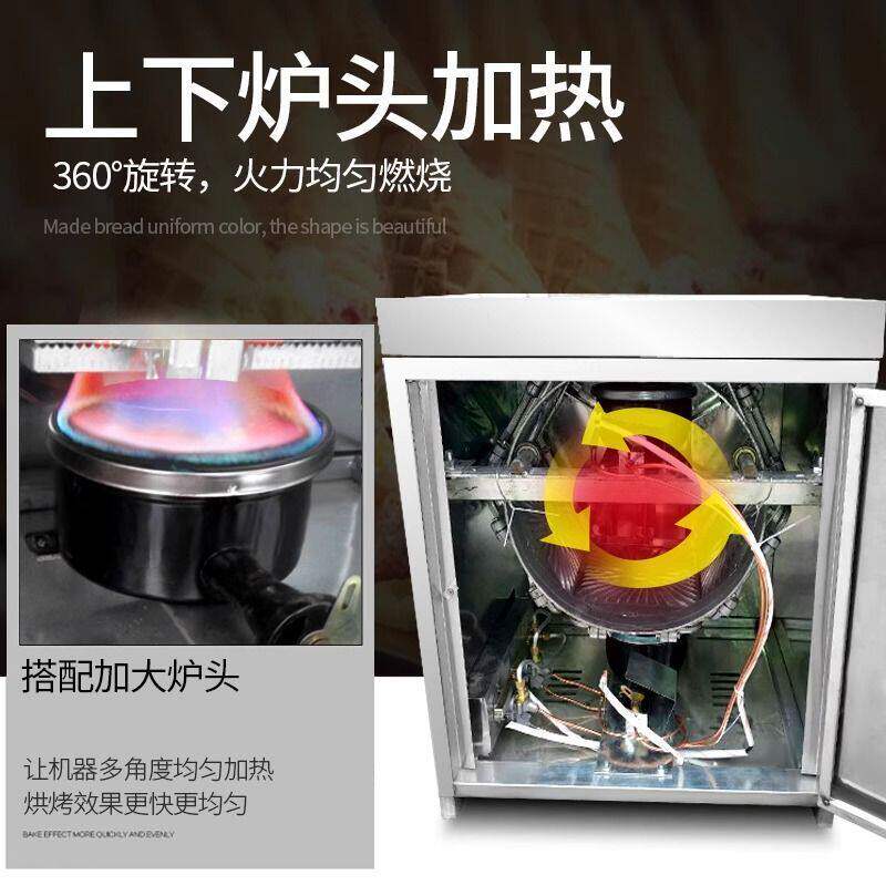 德国厂家直销 六面燃气蛋卷机豪华燃气蛋卷机 商用脆皮机  脆皮蛋