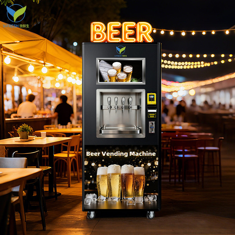 24H饮料无人贩卖机智能自助啤酒售货机 商场夜市餐厅外贸工厂直售,机械设备,制冷设备,淘宝优惠券,粉丝福利购,淘宝优惠卷