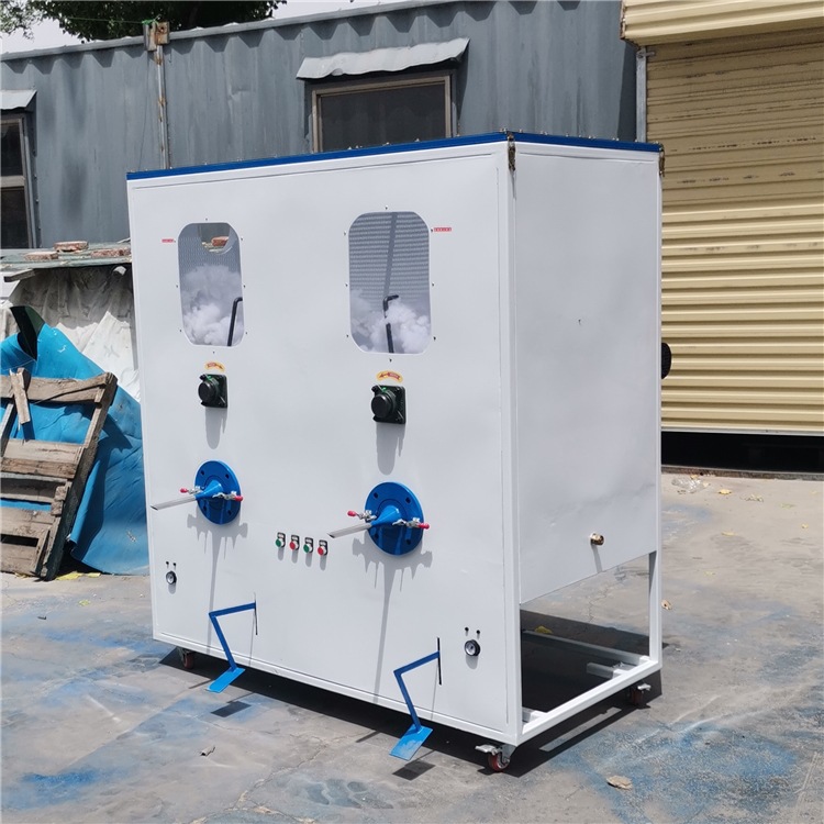 双口公仔布娃娃充棉机 7d15d纤维棉开松机 猫枕宠物垫冲棉机