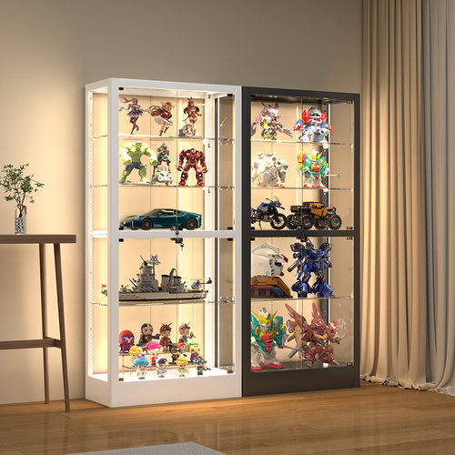 手办乐高展示柜家用玻璃柜模型陈列柜玩具展柜展示架柜子送货入户