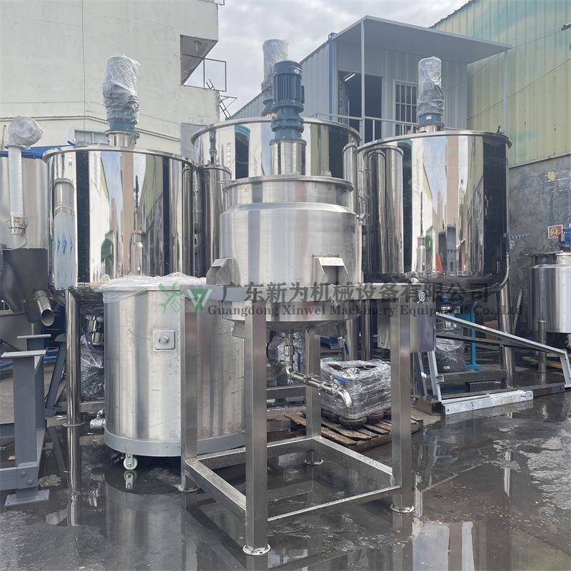 销售液体电加热搅拌机化工膏体配料罐日化用品不锈钢拌料桶