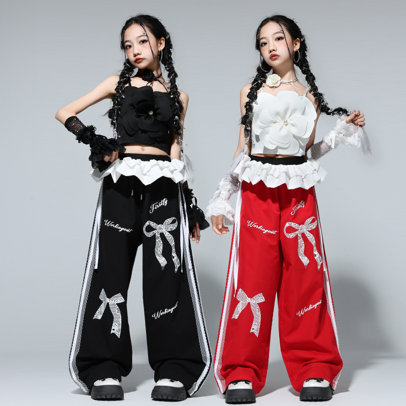 女童爵士舞演出服装儿童jazz女孩