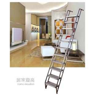 不锈钢梯登高直梯工业用梯多功能室外登高爬高家用加厚不锈钢直梯