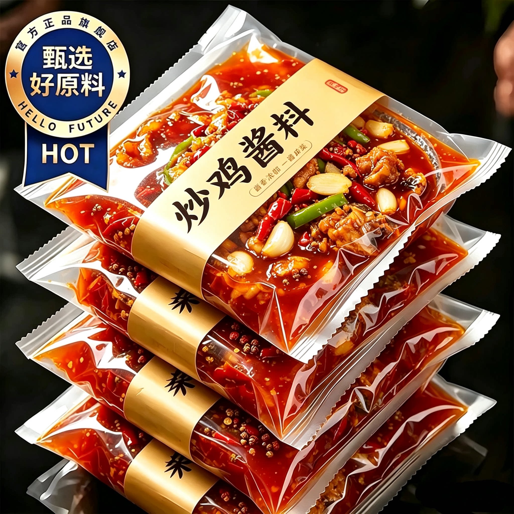 正宗临沂炒鸡秘制酱料山东家用大盘地锅鸡专用酱商用铁锅炖鸡调料