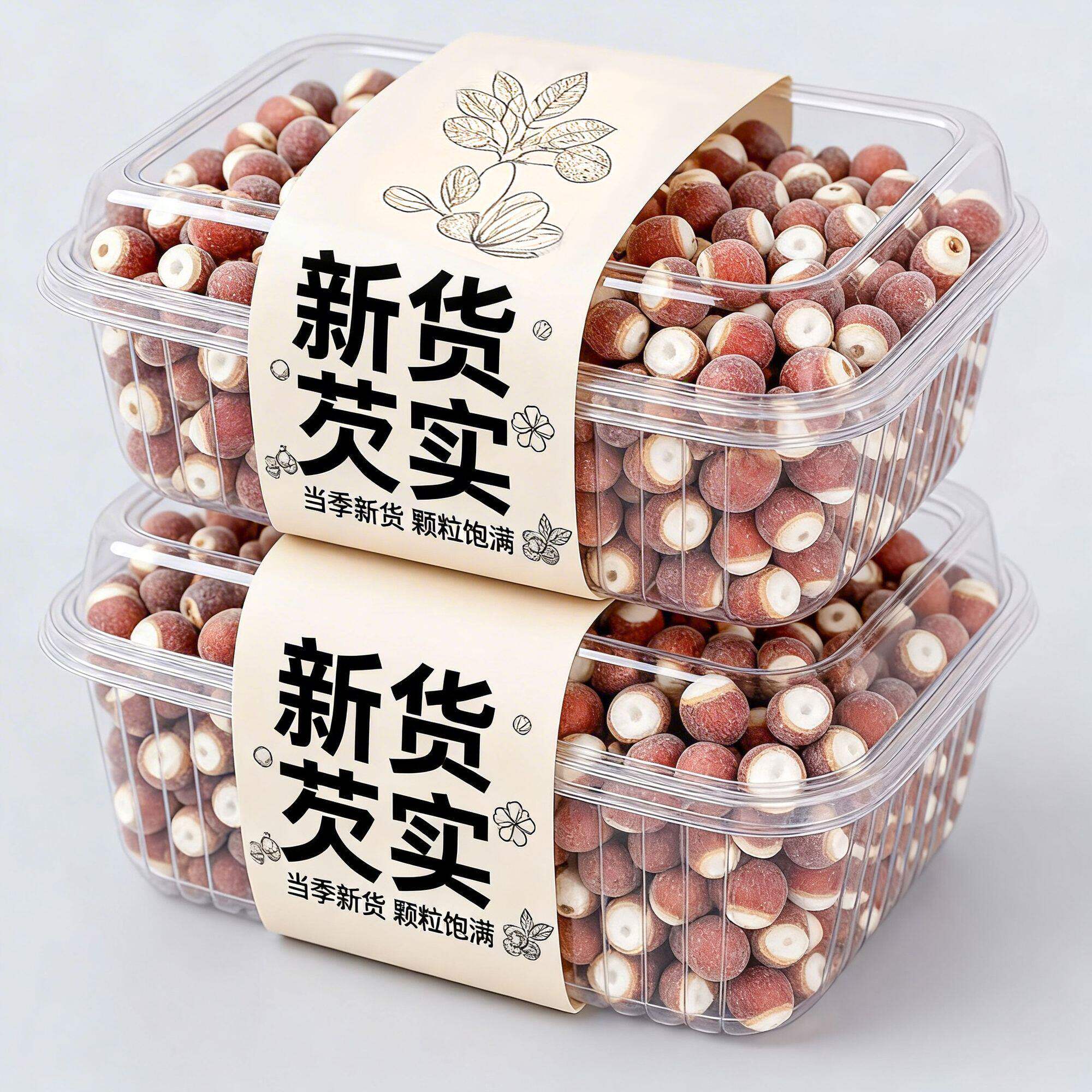 优选芡实广东肇庆茨实官方旗舰店干货茯苓薏米莲子赤小豆中药材