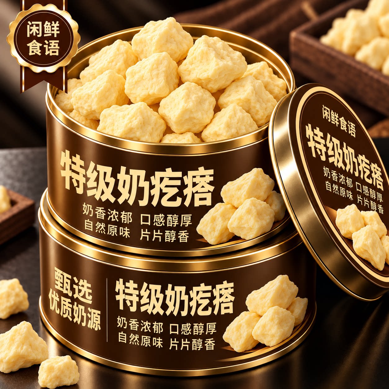 不加糖新疆特产奶疙瘩奶酪官方旗舰店手工酸奶疙瘩醇零食独立包装