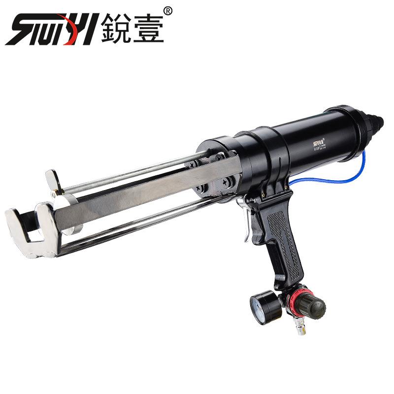 气动双组份胶枪双管卫士胶门窗组角胶注胶双管AB混合打胶枪