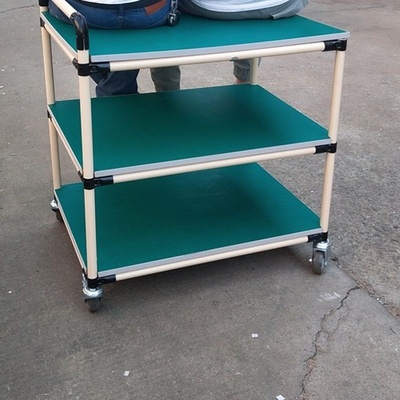 周转车架手推车精益管移动带轮工厂多层小推车防静电车间工作台