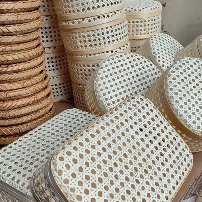 收纳筐竹编制品竹编筐收纳篮子竹编收纳盒精致水果