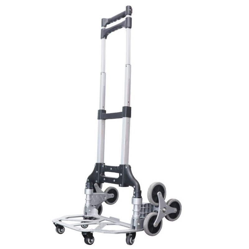 爬楼神器上楼拉货车爬楼梯小拉车铝合金拉货车便携手推车家用拖车