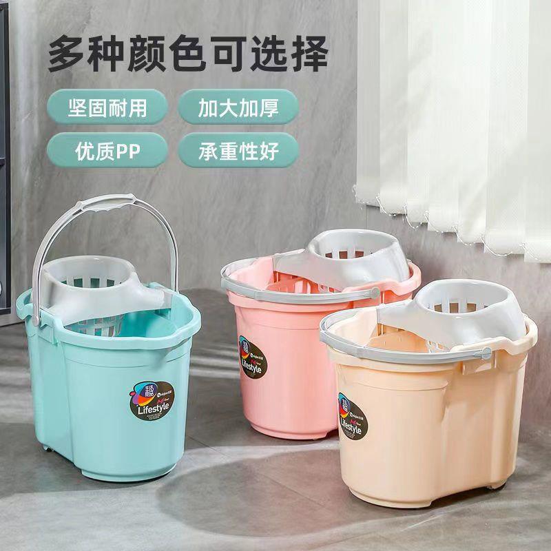 家用加厚拖把桶脱水桶懒