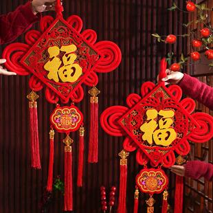 新年中国结挂件2026新款马年福字春节客厅布置装饰过年入户门挂饰