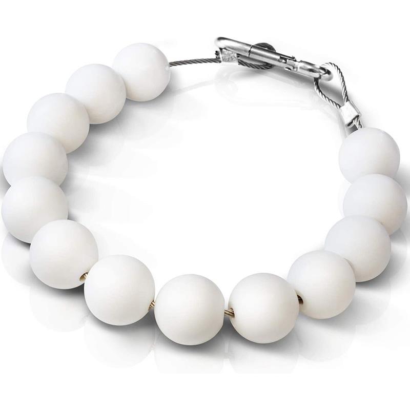 304不锈钢细软绳 多股包塑钢丝线绳 连接扣 串珠旗杆固定绳环pvc