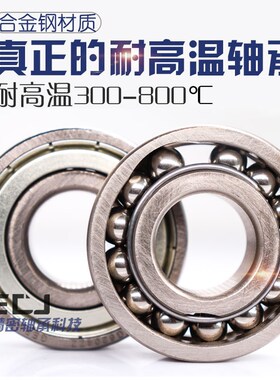德国ECJ耐高温轴承FT6008ZZ内径40MM外径68MM厚度15耐600度合金钢