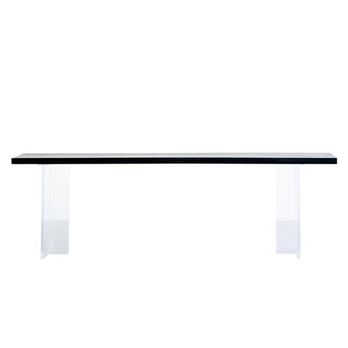 侘寂风碳化实木餐桌家用阳台茶桌白蜡木黑色桌子长方形书桌