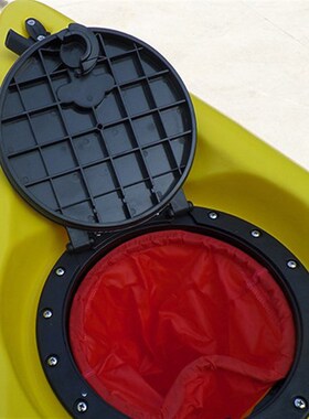 皮划艇ABS密封舱盖6寸8寸圆形舱盖水上游艇海洋舟 KAYAK储物袋