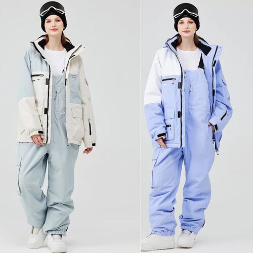 滑雪服男女套装冬季防风防水保暖滑雪衣裤单板双板滑雪服套装新款