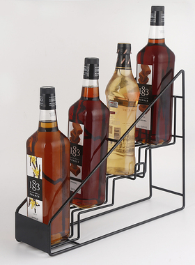 糖浆架 果露架 咖啡收纳架 多功能奶茶杯架展示架