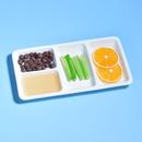 xyt陶瓷烤鸭酱料多格盘分格盘子调料碟画画调色盘蘸料盘四格盘四
