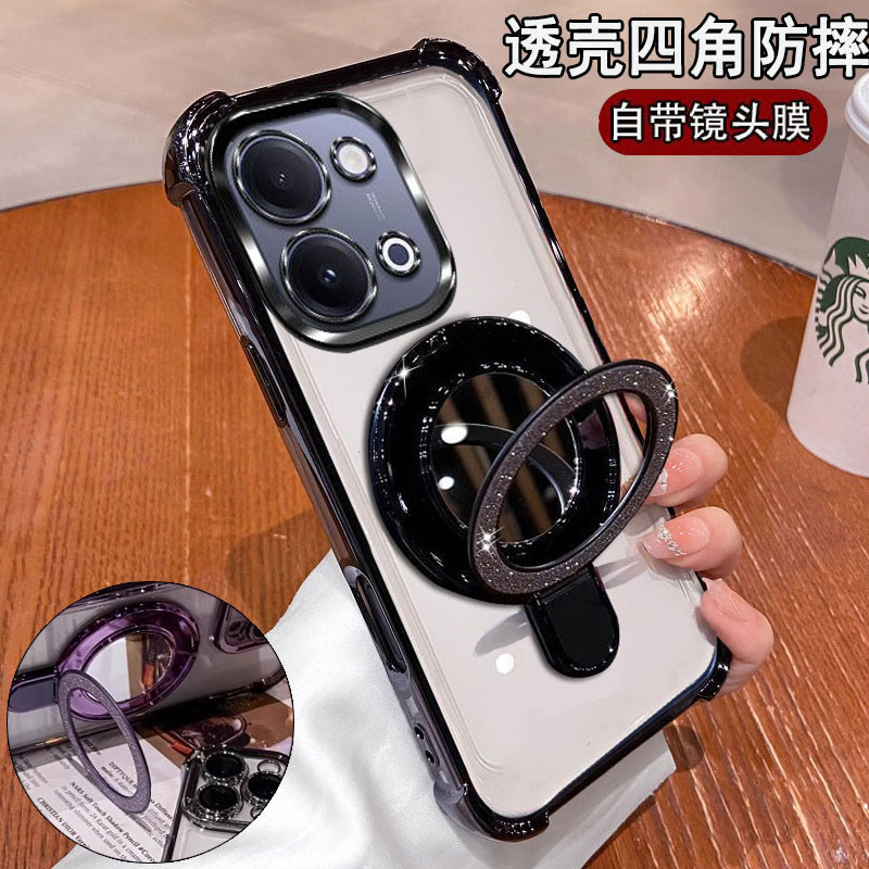 Y6t手机壳镜头膜Y6E电镀简约外壳