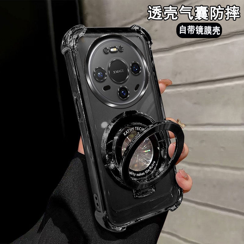 适用华为Mate80手机壳简约VYG一AL00全包防摔mete80Pro创意磁吸支架SGT-AL00魅特八零5G四角气囊mt镜头膜高级