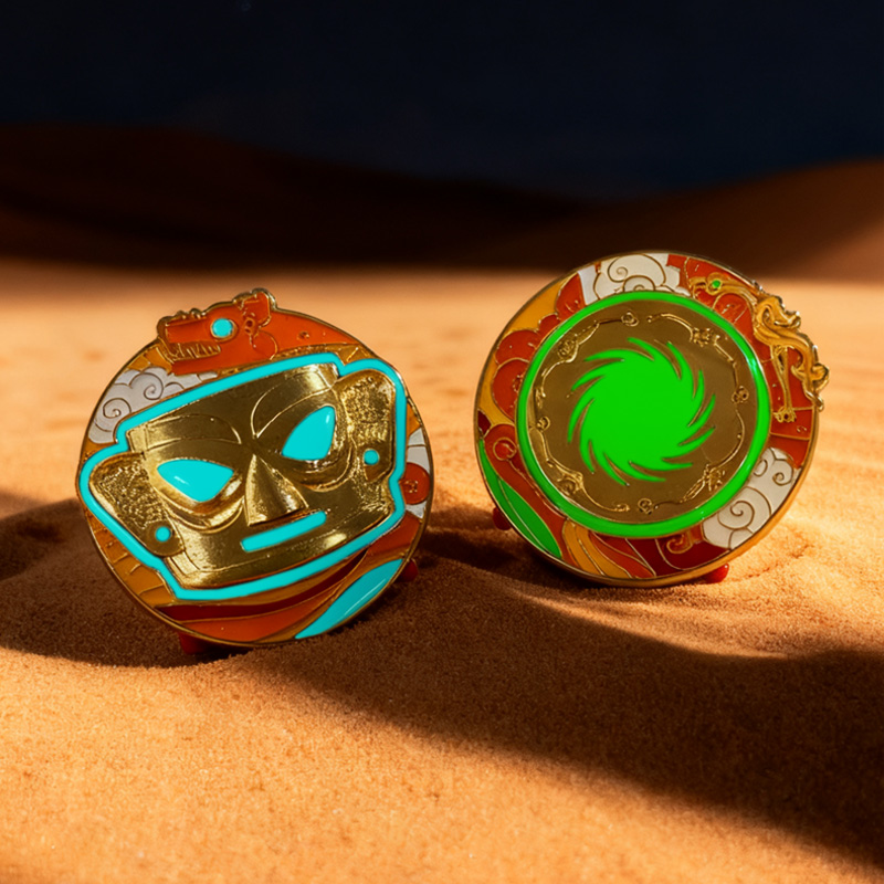 金沙博物馆联名夜光金属冰箱贴