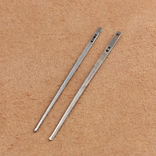 皮绳针 编制皮线针日式针美式针 手工DIY皮革皮编织 3mm