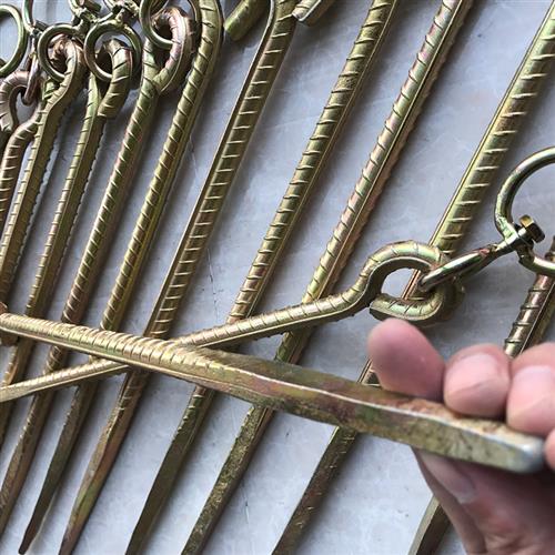 极速大型牛马羊犬够用养殖设备器械兽帐篷大棚螺纹栓X拴狗桩地钉