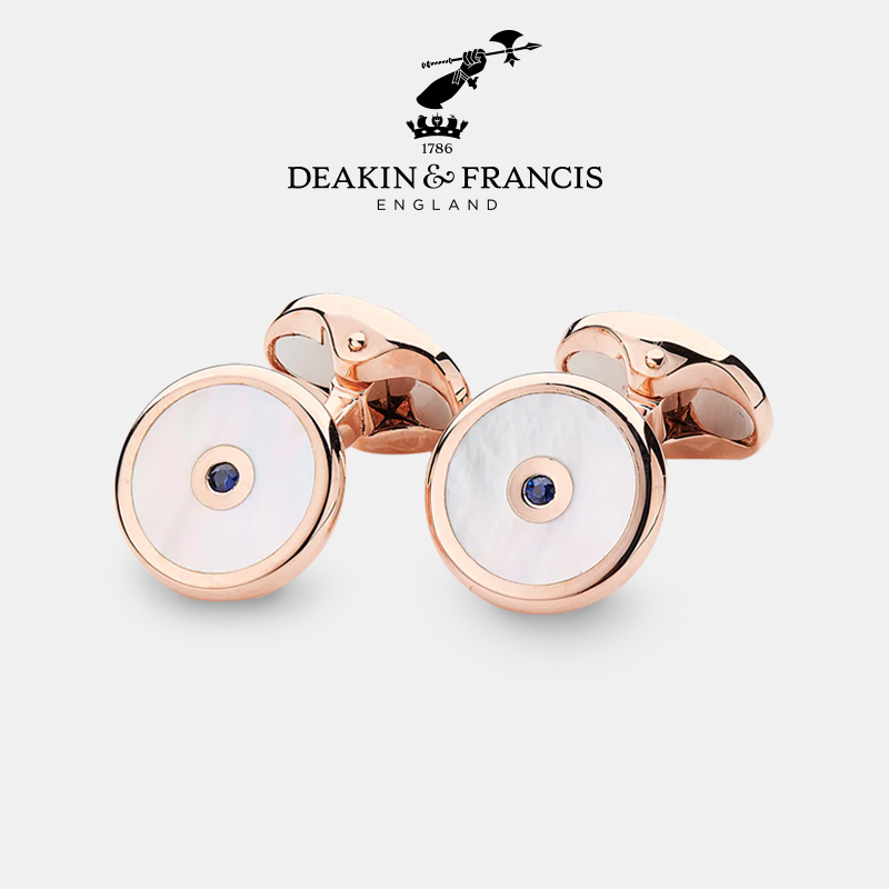 DeakinFrancis蓝宝袖扣轻奢礼物
