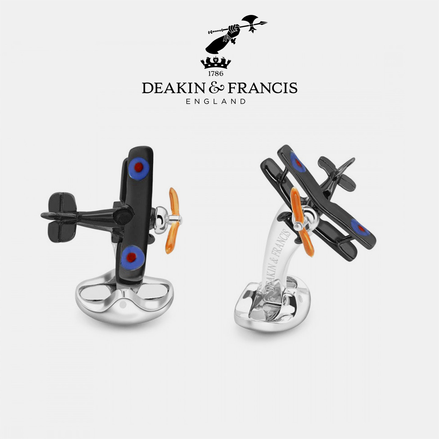 DeakinFrancis飞机轻奢袖扣纯银 男士法式衬衫袖口扣钉 英国预售,服饰配件/皮带/帽子/围巾,袖扣,淘宝优惠券,粉丝福利购,淘宝优惠卷
