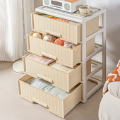 阳台飘窗收纳柜防晒防水杂物柜置物架榻榻米卧室多层储物柜免安装