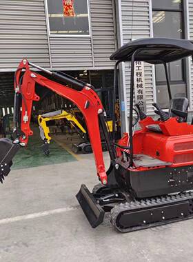 出马来西荒亚2吨小型挖掘机 开工碎土园HT20挖掘林市政工程施履带