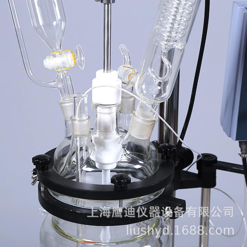 S22-5L双S212-5L应层玻璃反应釜 反器 实验室夹应套式1反釜