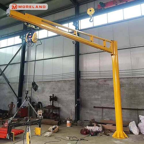 立柱悬臂吊起机电动手动单臂吊小型吨2重t吨3起重机 室外吊1运机