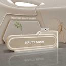 台奶油风美容院吧台服装 收银舞蹈班瑜司伽馆公烤漆前宝梵卡家台接