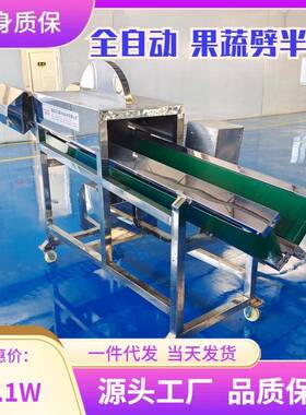 电动南瓜两半机切器 大口径冬瓜机切半 蔬菜厂切白菜包菜BIR半机