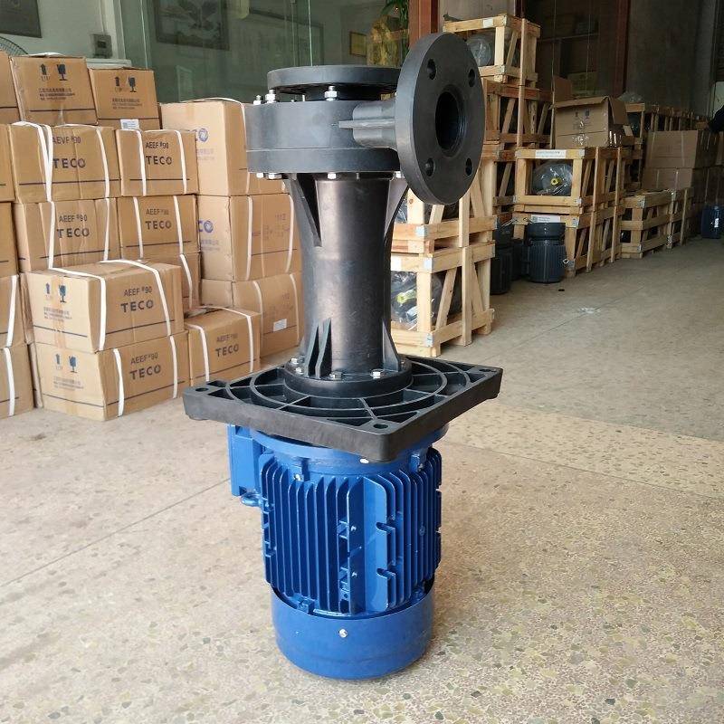 立废气塔槽内外液下泵TD40-2 长PP5CPC塑料式泵1.KW 配2HP东元电