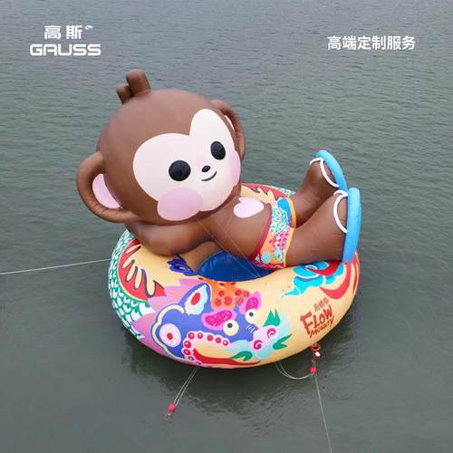 楼户外型充气水上卡通气C模大PAGUV景区全智能吉祥物府猴IP模型