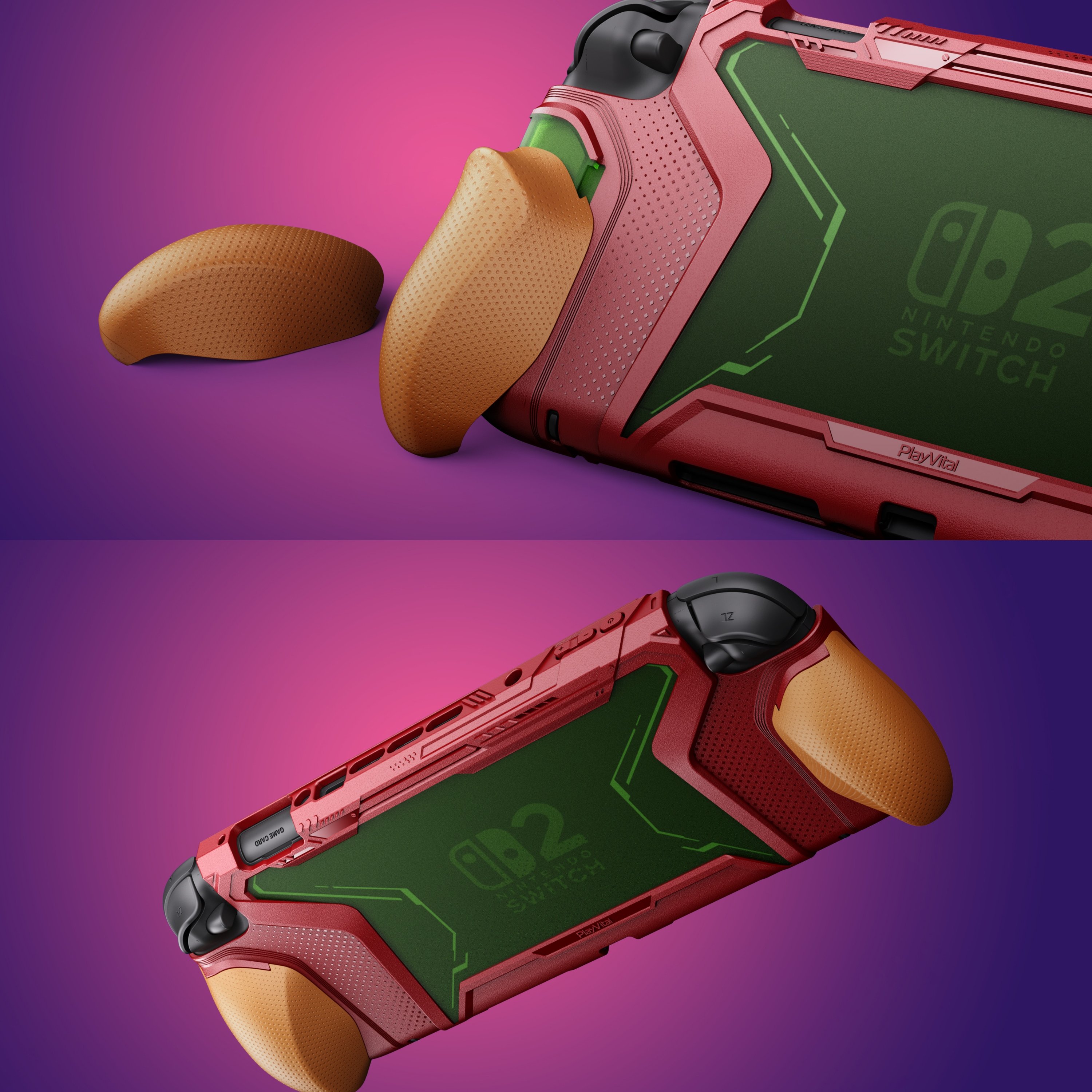 PlayVital派唯酱适用于switch2保护套星界款可替换握把一体保护壳,电玩/配件/游戏/攻略,switch保护壳套,淘宝优惠券,粉丝福利购,淘宝优惠卷