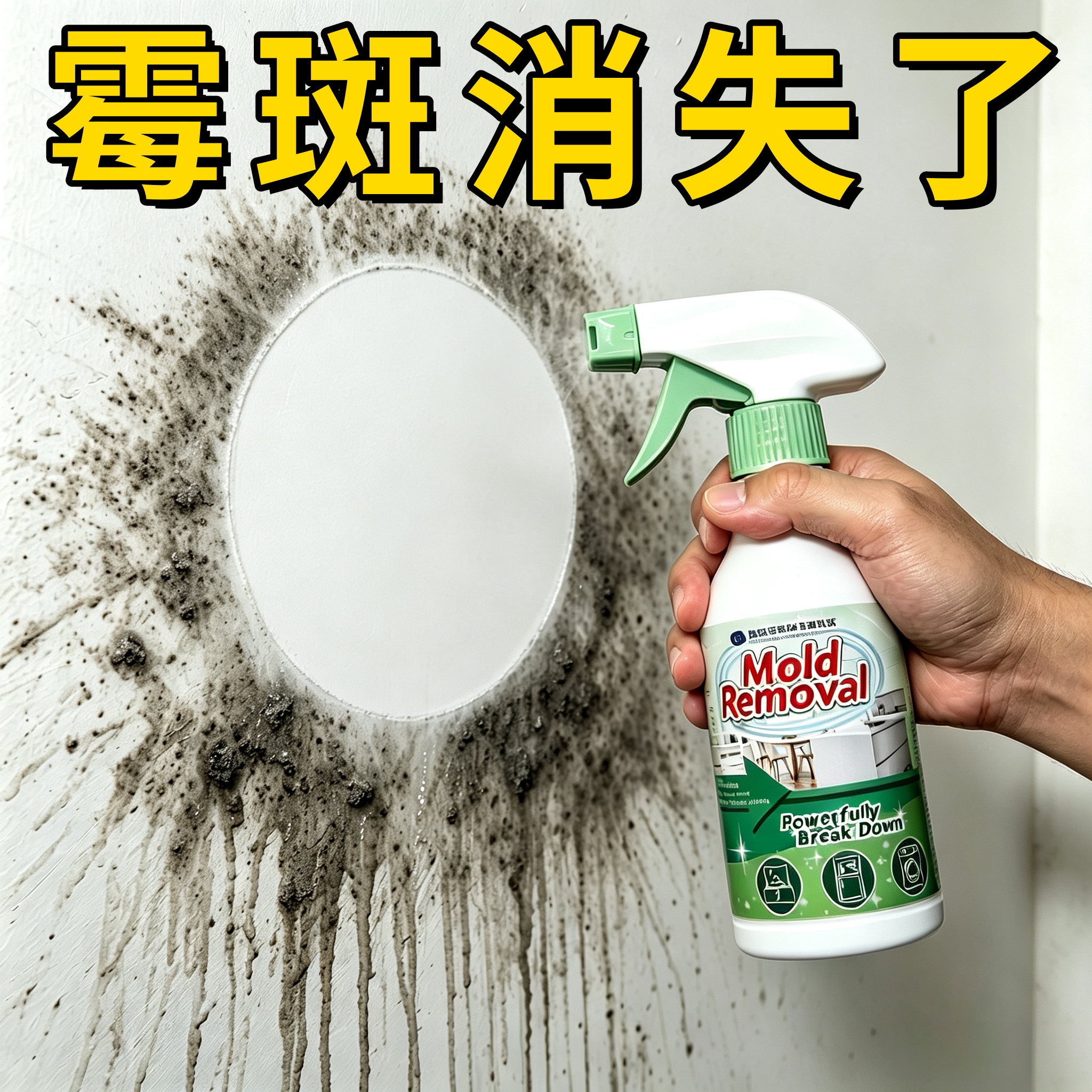霉菌清除剂墙布墙纸除霉剂去霉斑家用除霉剂