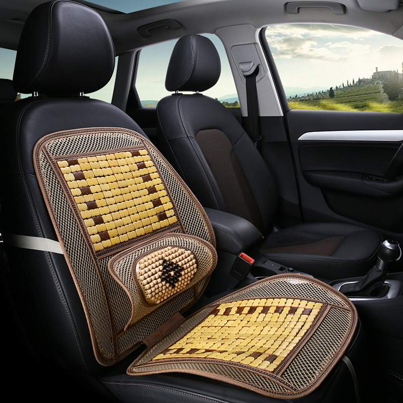大小货车汽车木珠竹片坐垫通风透气卡车座垫单片夏季凉垫新款