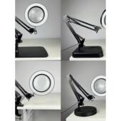 高清30X台式 放大镜修焊老年人阅读台灯甲艺鉴定专用放大镜台灯