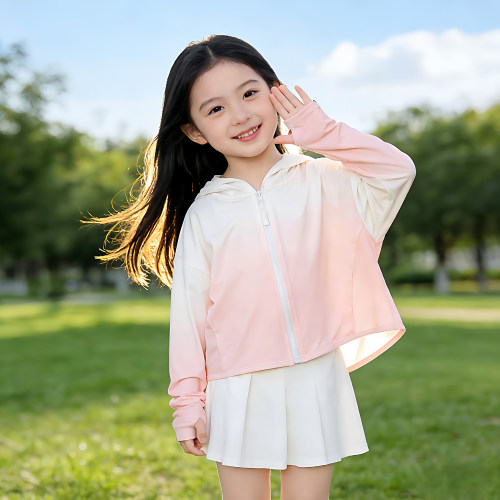 儿童防晒衣夏季薄款冰丝凉感外套男女童轻薄透气防紫外线宝宝外套