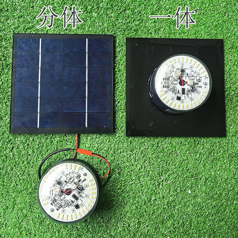太阳能石灯配件柱头灯石材石雕景观灯庭院一体灯石头灯笼模组系统图片