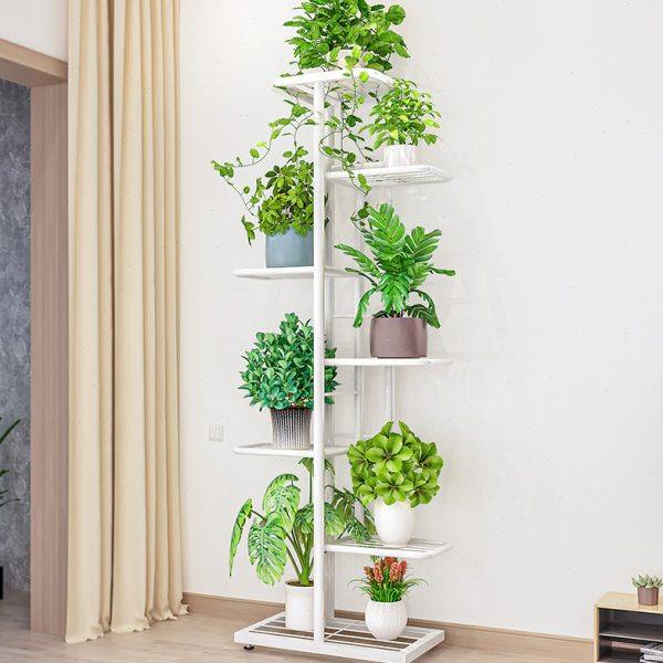 花架子多层室内家用阳台装饰置物架铁艺客厅7层8盆多层挂架绿萝,收纳整理,阳台置物架,淘宝优惠券,粉丝福利购,淘宝优惠卷